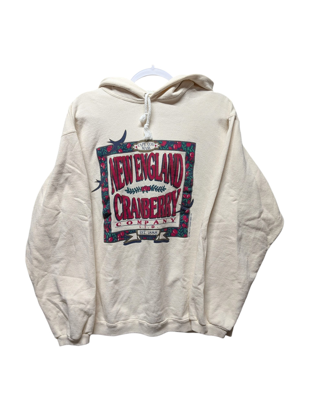 1994 New England Cranberry Company Hoodie Sweatshirt